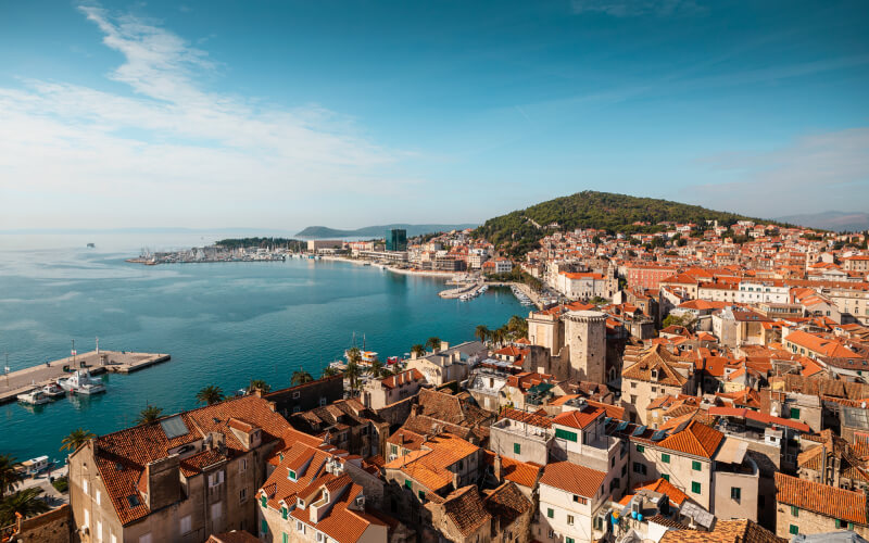 Chorvatsko Split jako tip na dovolenou v červnu